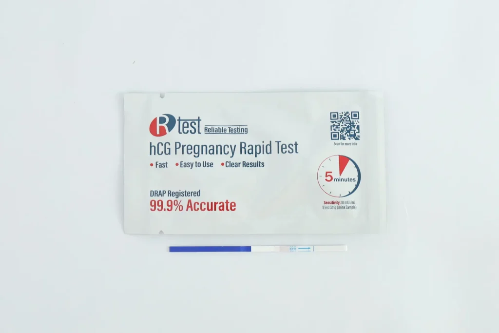pregnancy test strips